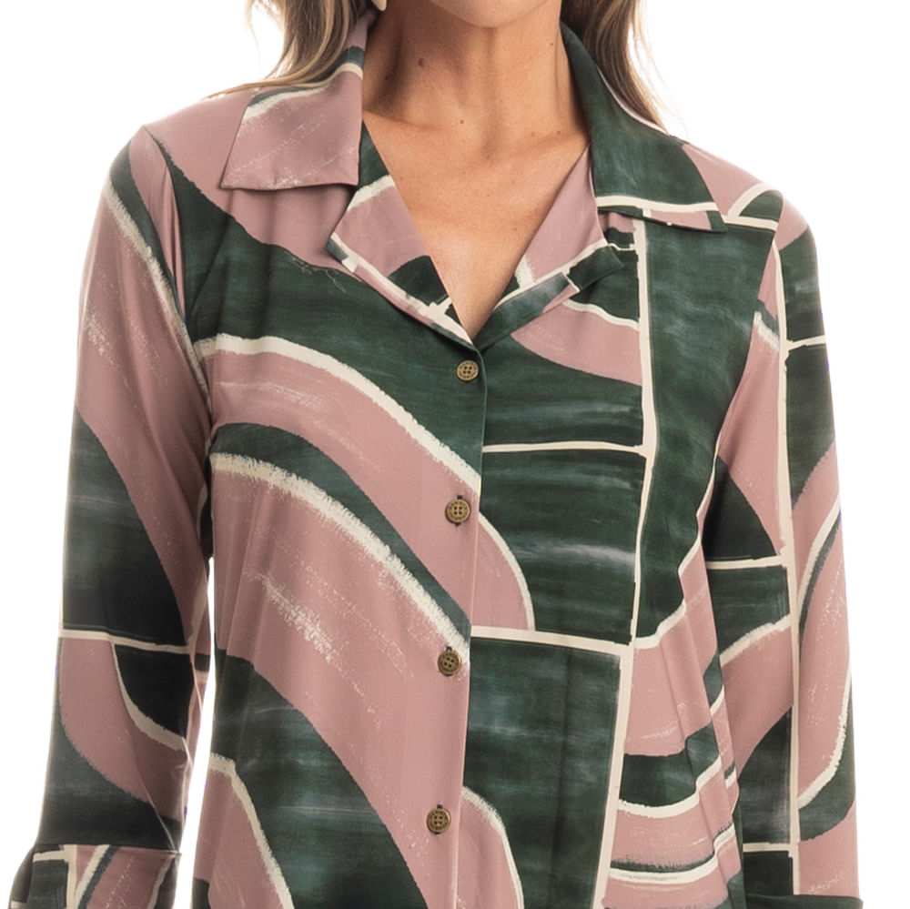 Camisa Feminina Abotoada Lagos - Imagem 5 - Mobile