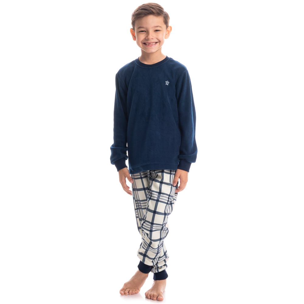 Pijama Longo Infantil Unissex Em Microsoft Sleep - Imagem 3 - Mobile