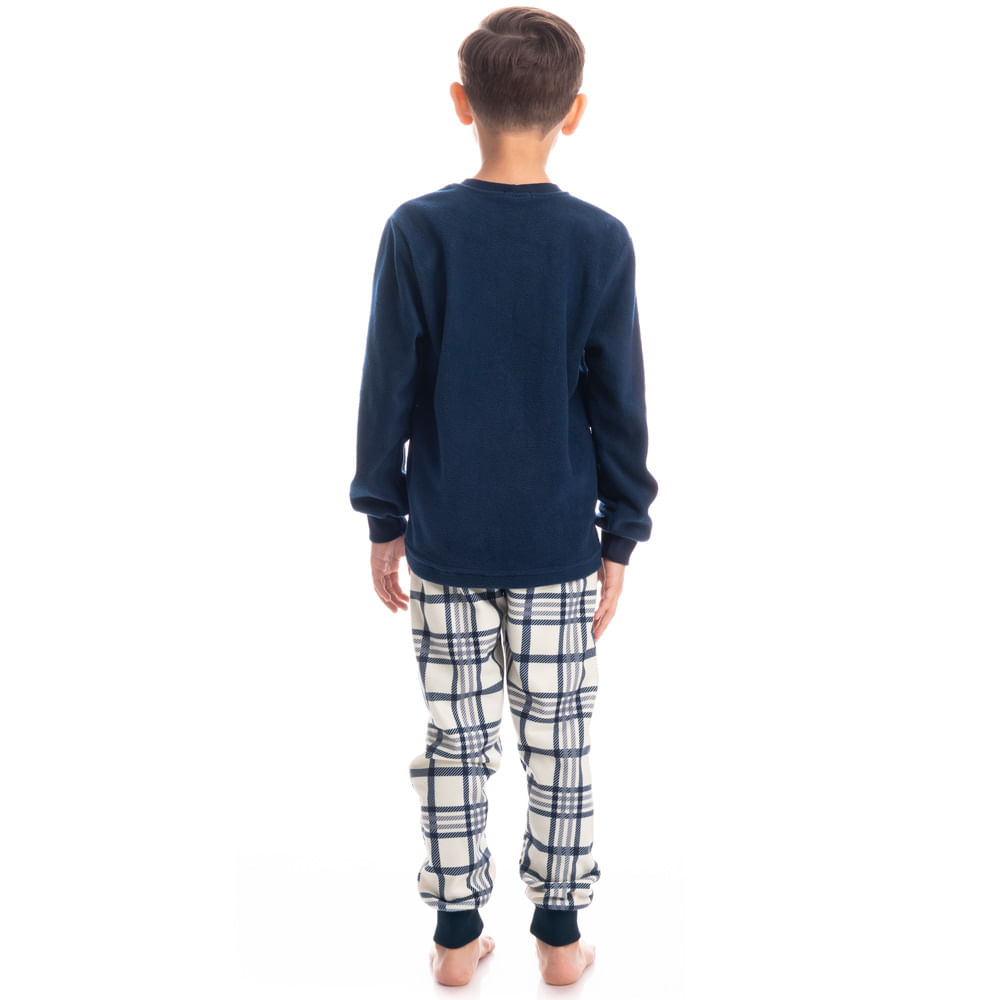 Pijama Longo Infantil Unissex Em Microsoft Sleep - Imagem 4 - Mobile