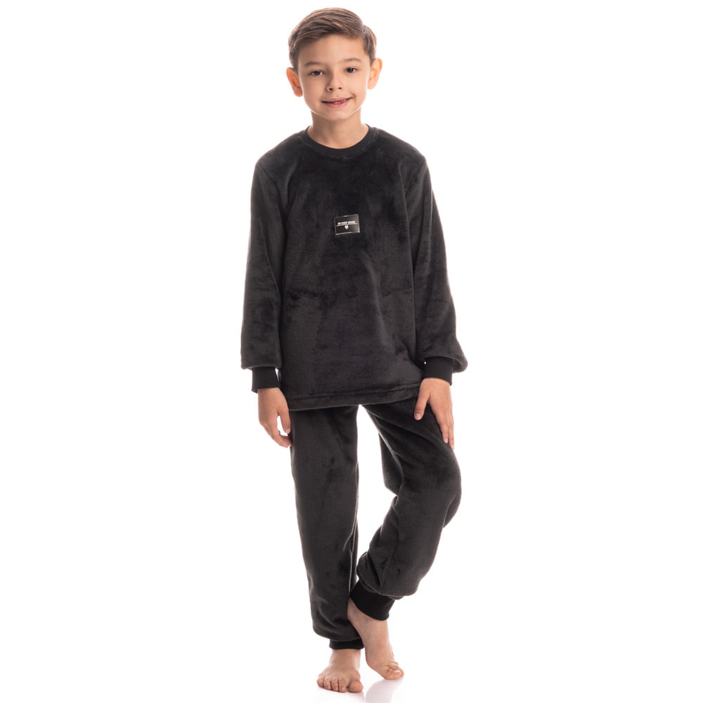 Pijama Infantil Masculino Longo Thales Tombini - Imagem 3 - Mobile