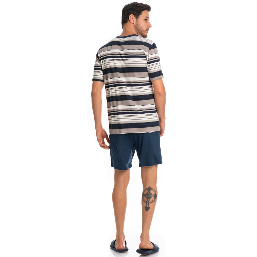 Pijama Masculino Curto José Tombini - Imagem 4 - Mobile