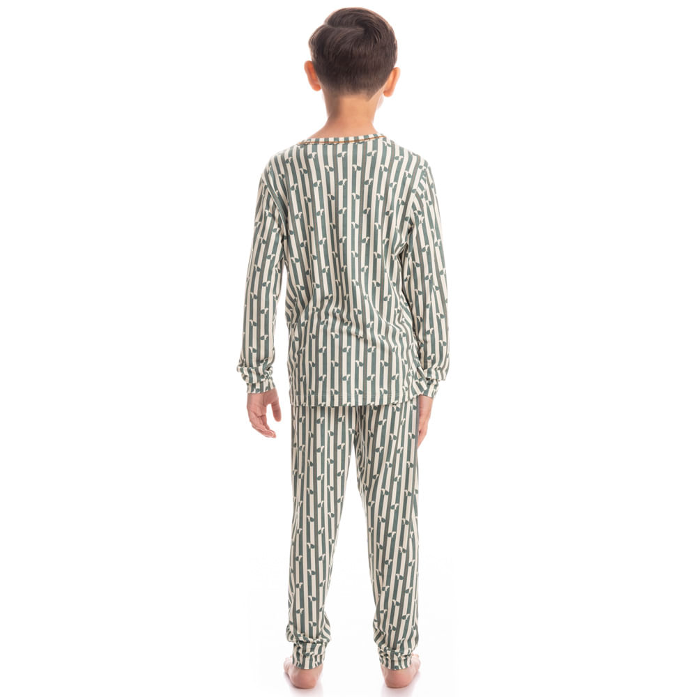 Pijama Longo Infantil Unissex Capivara - Imagem 4 - Mobile