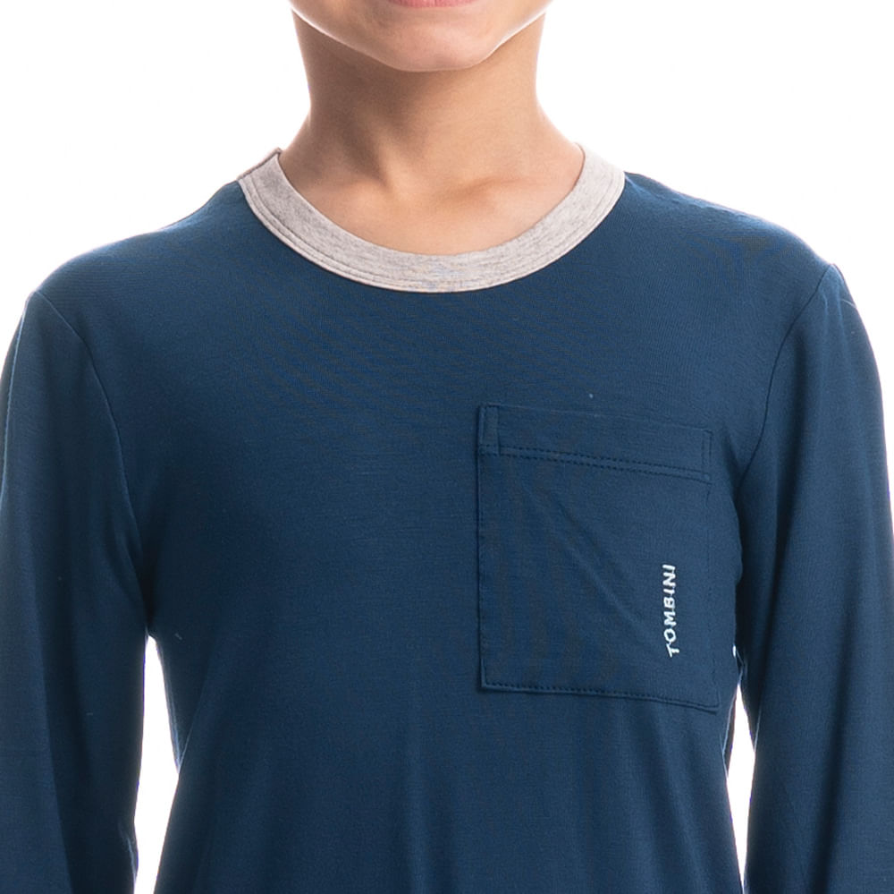 Pijama Masculino Longo Infantil Antônio Tombini - Imagem 5 - Mobile