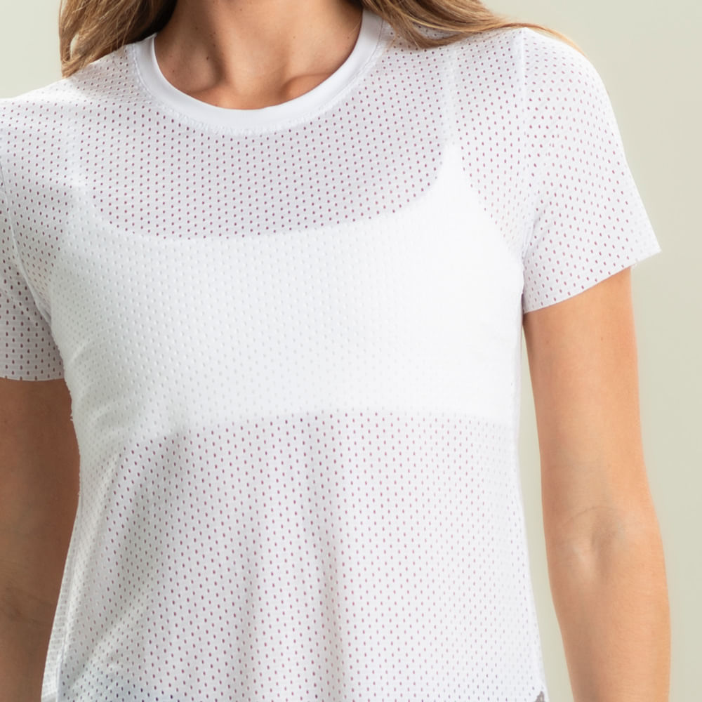 Camiseta Tela Crop Pulse Vivame - Imagem 5 - Mobile