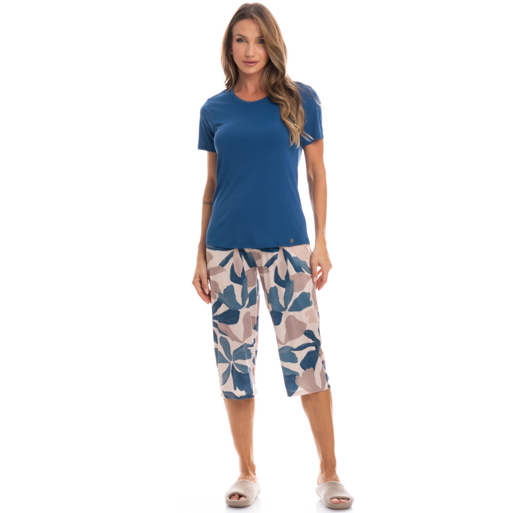 Pijama Feminino Pescador Elen - Imagem 3 - Mobile