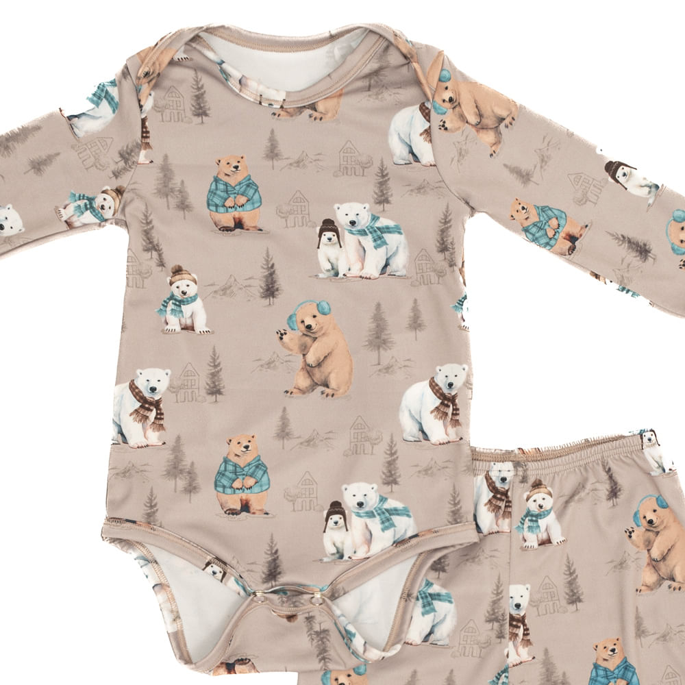 Conjunto Baby Teddy Bege - Imagem 2