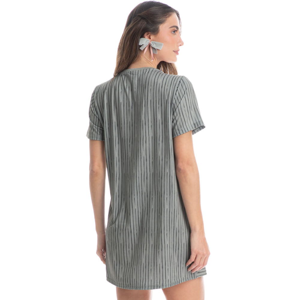 Camisão Curto Vira Latas Cinza - Imagem 2