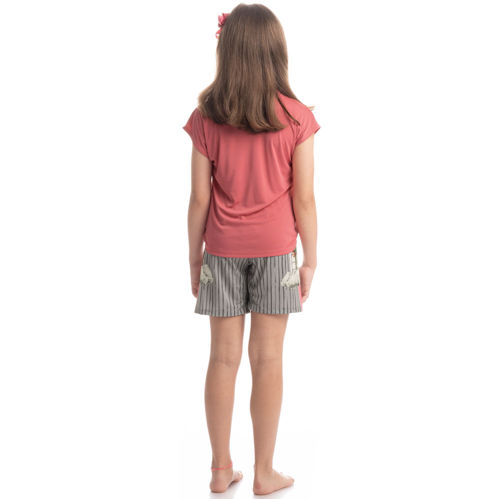 Pijama Curto Infantil Vira Latas - Imagem 4 - Mobile