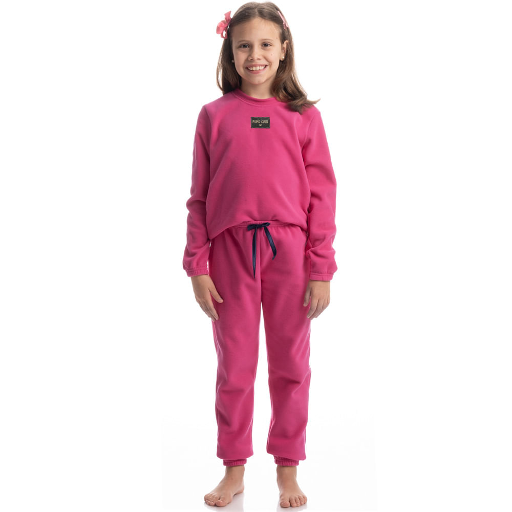 Pijama Longo Infantil Soft Lyla Sweet - Imagem 3 - Mobile