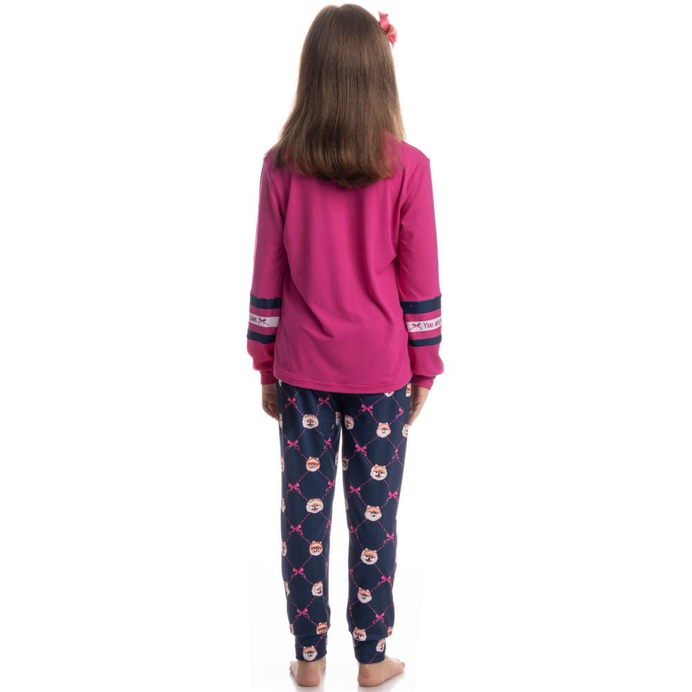Pijama Longo Infantil Lyla Sweet - Imagem 4 - Mobile