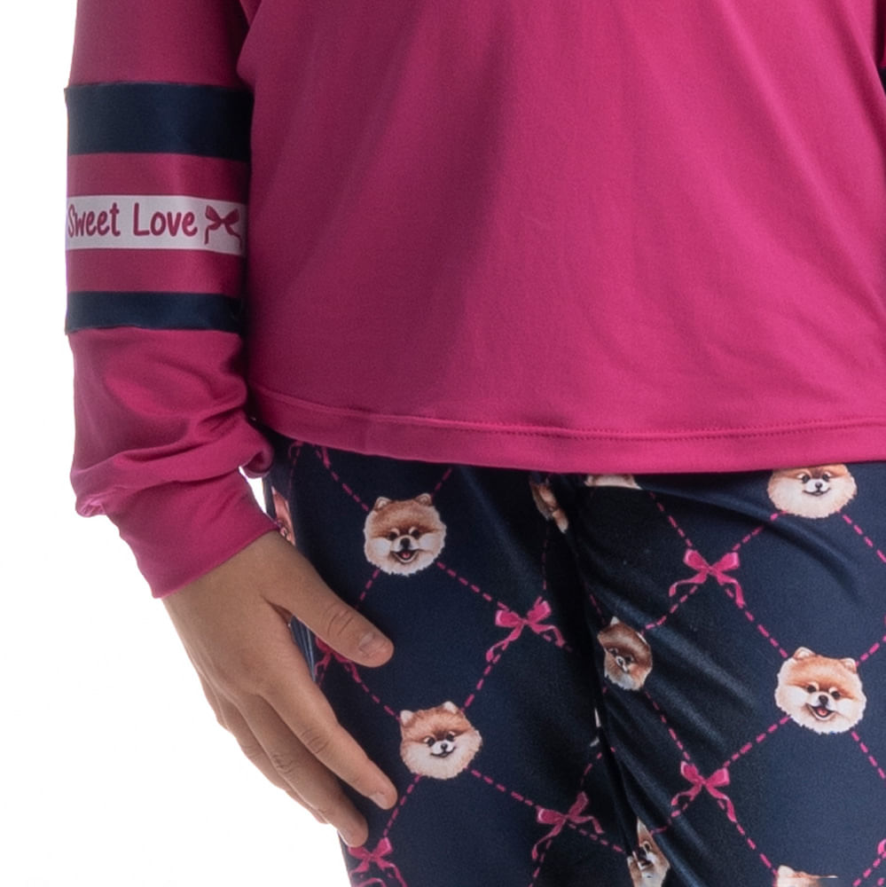 Pijama Longo Infantil Lyla Sweet - Imagem 5 - Mobile