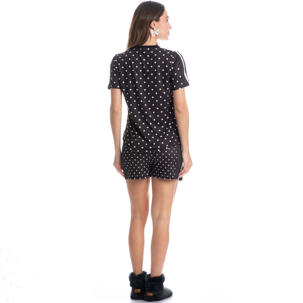 Pijama Feminino Curto Fred - Imagem 4 - Mobile