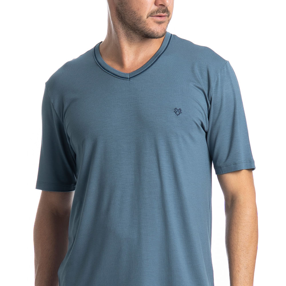 Pijama Masculino Curto Veleiro Tombini - Imagem 5 - Mobile