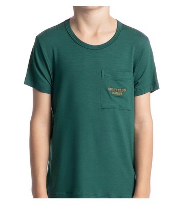 Pijama Curto Infantil Com Bolso Sport - Imagem 5 - Mobile