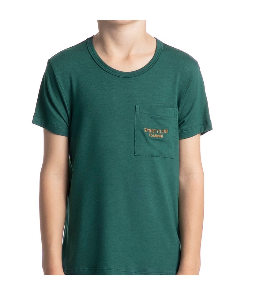 Pijama Curto Infantil Com Bolso Sport - Imagem 5 - Desktop