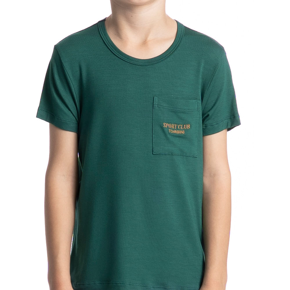 Pijama Curto Infantil Com Bolso Sport - Imagem 5 - Mobile