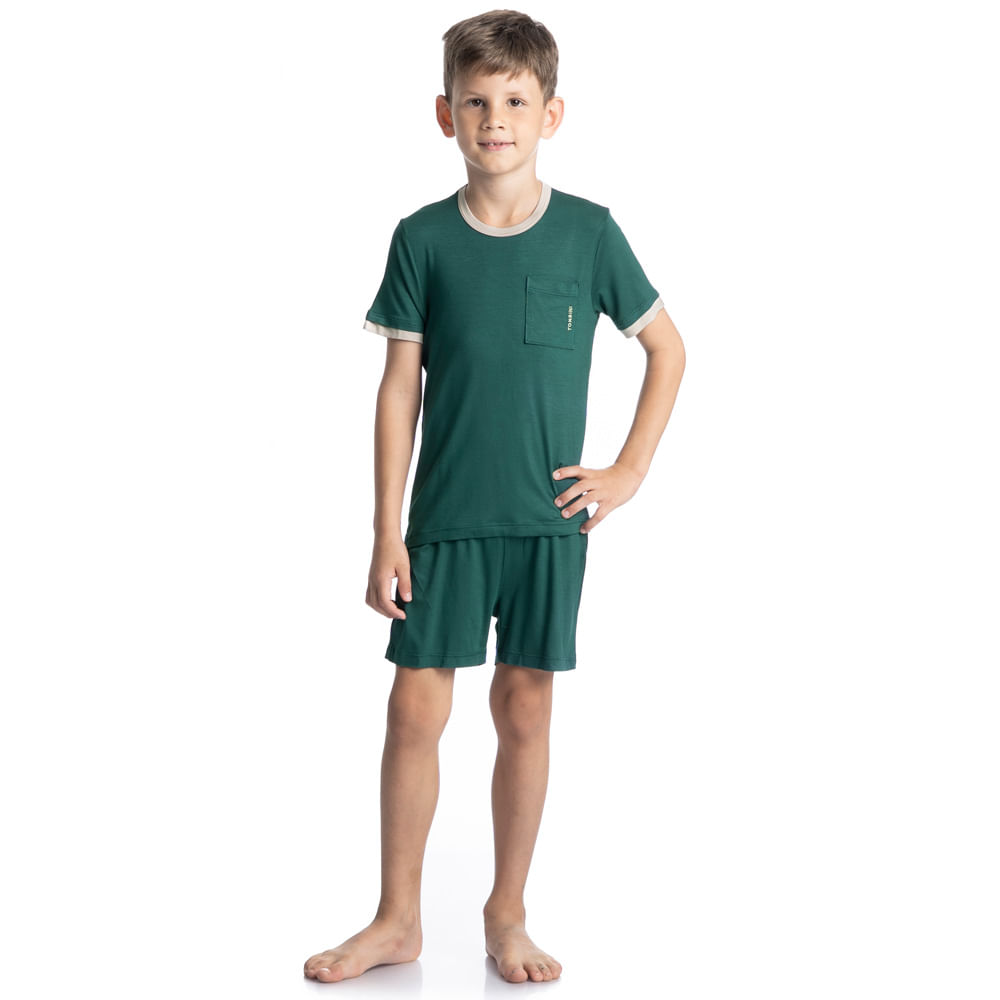 Pijama Curto Infantil Antônio Tombini - Imagem 3 - Mobile