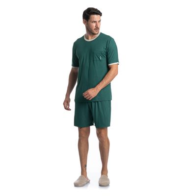 Pijama Masculino Curto Antônio Tombini - Imagem 3 - Mobile