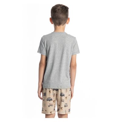 Pijama Curto Infantil Family Trip Tombini - Imagem 2 - Mobile