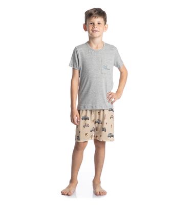Pijama Curto Infantil Family Trip Tombini - Imagem 3 - Mobile