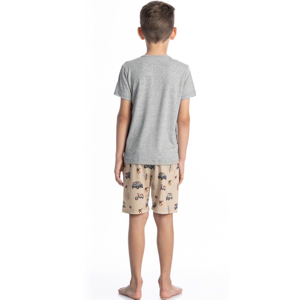 Pijama Curto Infantil Family Trip Tombini - Imagem 4 - Mobile