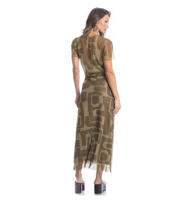 Blusa Feminina De Tule Cravo - Imagem 4 - Mobile