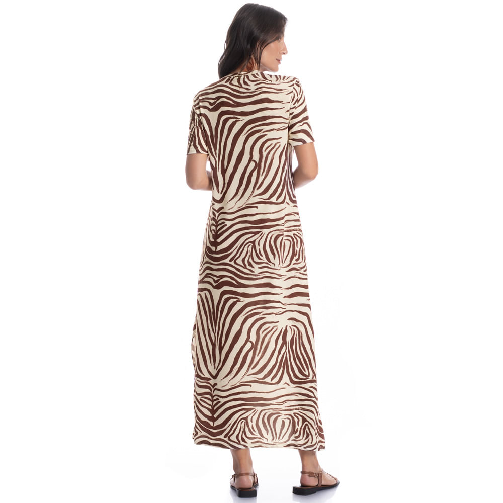Vestido Com Manga Savana - Imagem 4 - Mobile