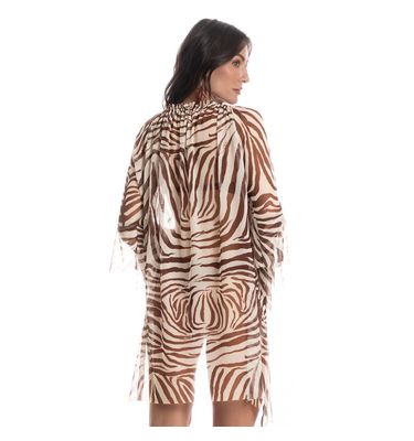 Vestido De Tule Com Babados Savana - Imagem 2 - Mobile