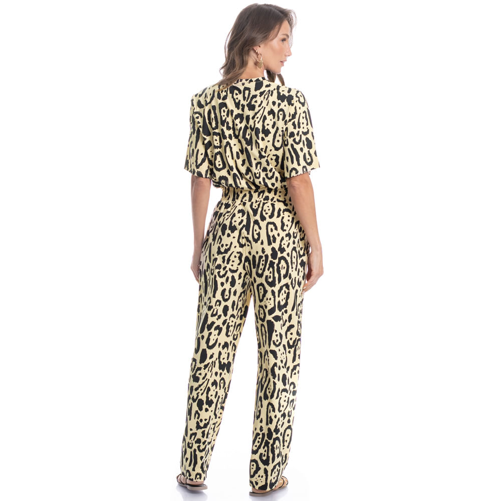 Blusa Ampla Feminina Onça - Imagem 4 - Mobile