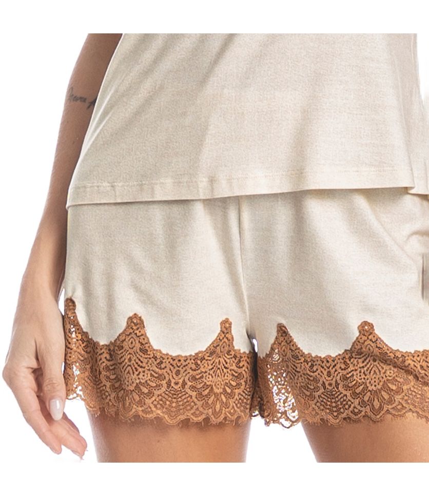 Short Doll Com Renda Dolce - Imagem 5 - Desktop