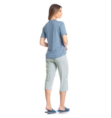 Pijama Feminino Pescador Leila - Imagem 4 - Mobile