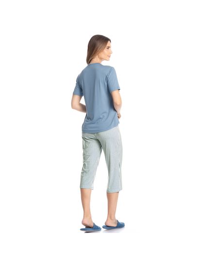 Pijama Feminino Pescador Leila - Imagem 4 - Desktop