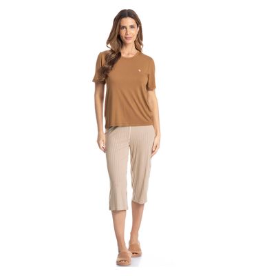 Pijama Feminino Pescador Leila - Imagem 3 - Mobile