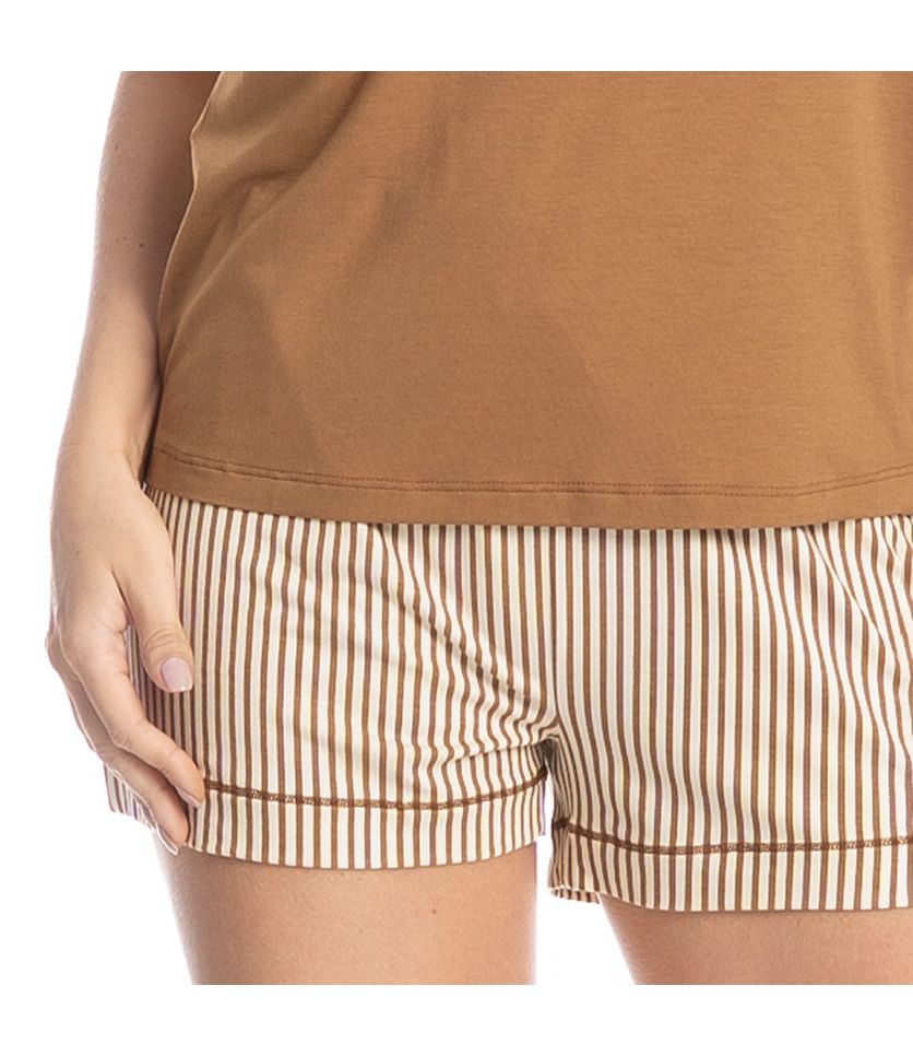 Pijama Curto Regata Leila - Imagem 5 - Desktop