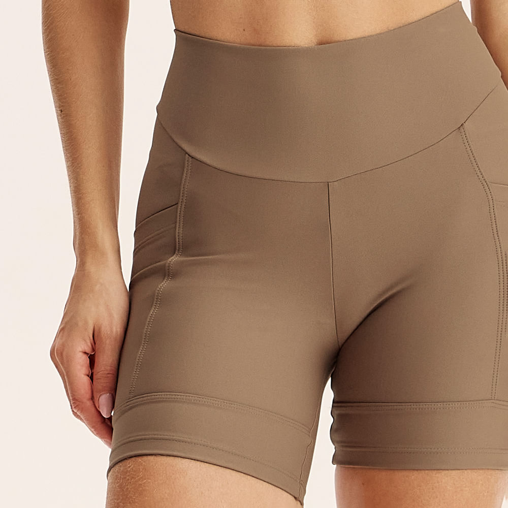 Shorts Médio Comfort Shape Com 2 Bolsos Agile Vivame - Imagem 5 - Mobile