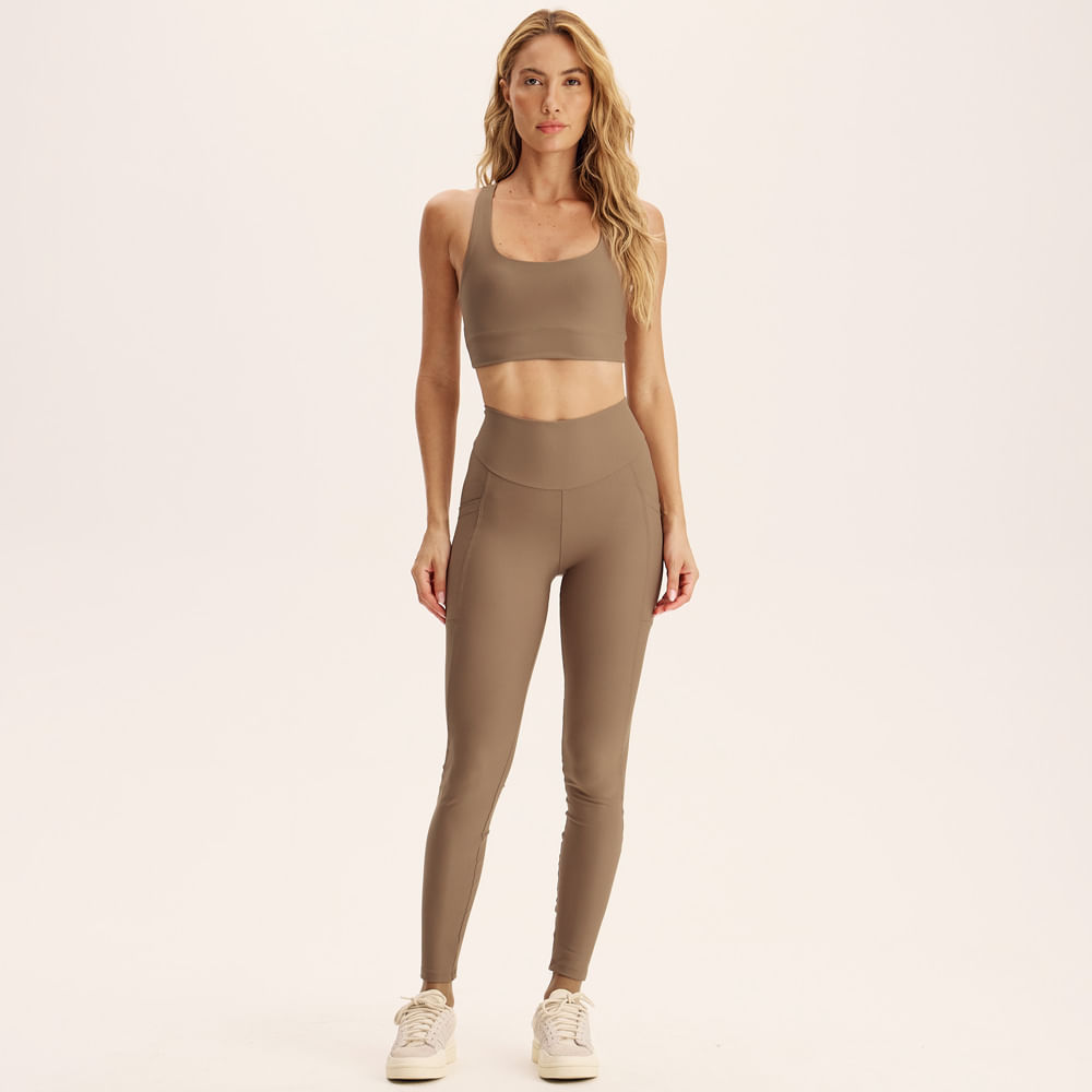 Calça Legging Comfort Shape Com 2 Bolsos Agile Vivame - Imagem 3 - Mobile