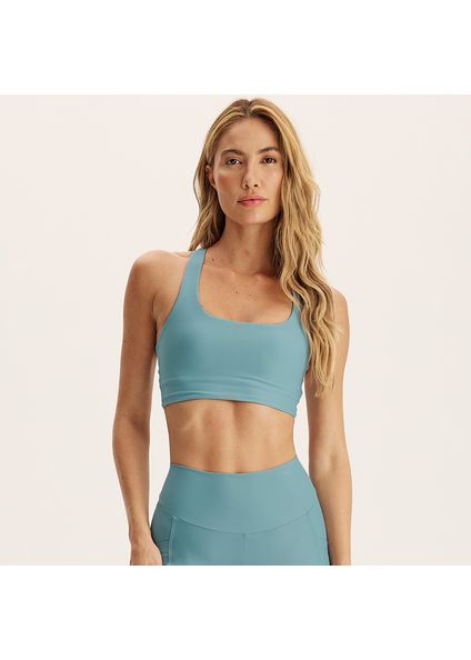 Top Round Nadador Agile Vivame Azul - Imagem 1