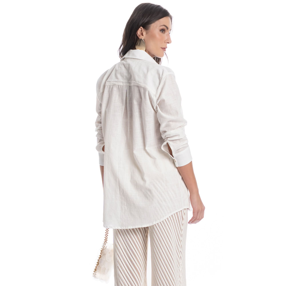 Camisa Elis Safari Branco - Imagem 2