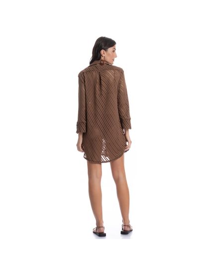 Camisa Feminina Em Rendão Safari - Imagem 4 - Desktop
