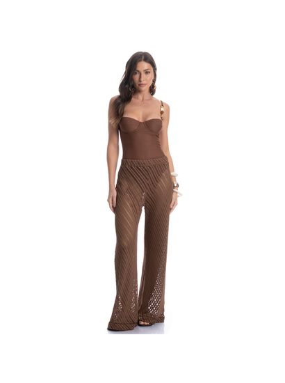 Calça Feminina Ampla Rendão Safari - Imagem 3 - Desktop
