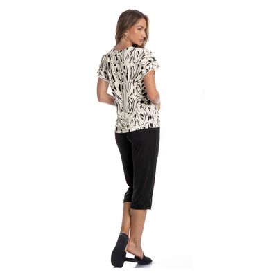 Pijama Feminino Pescador Nero - Imagem 4 - Mobile