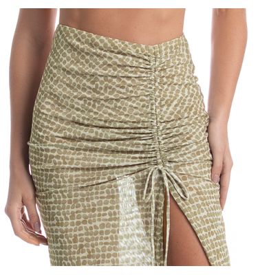 Saia Midi De Tule Franzida Conchas - Imagem 5 - Mobile
