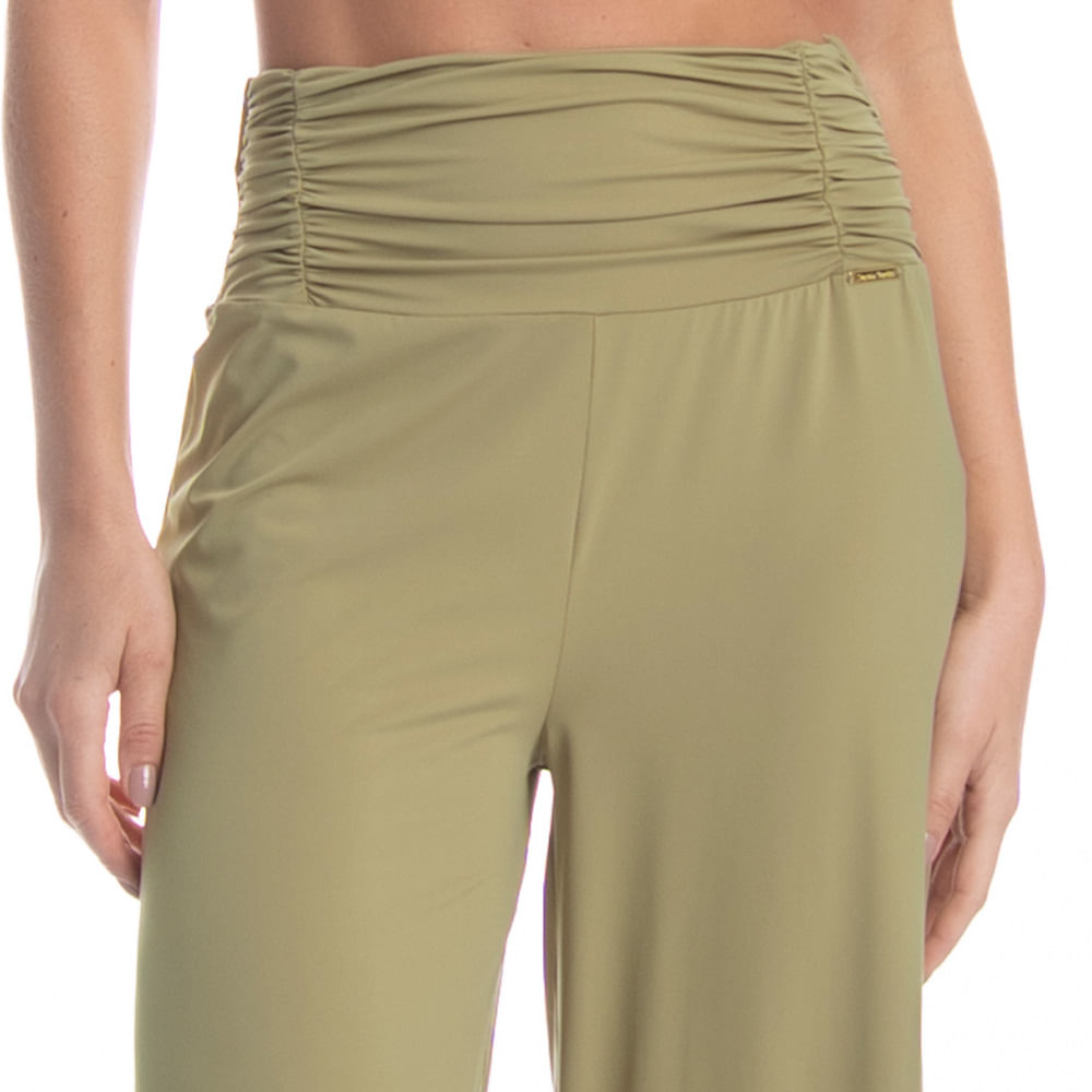 Calça Feminina Com Cós Frontal Franzido Verdini - Imagem 5 - Mobile