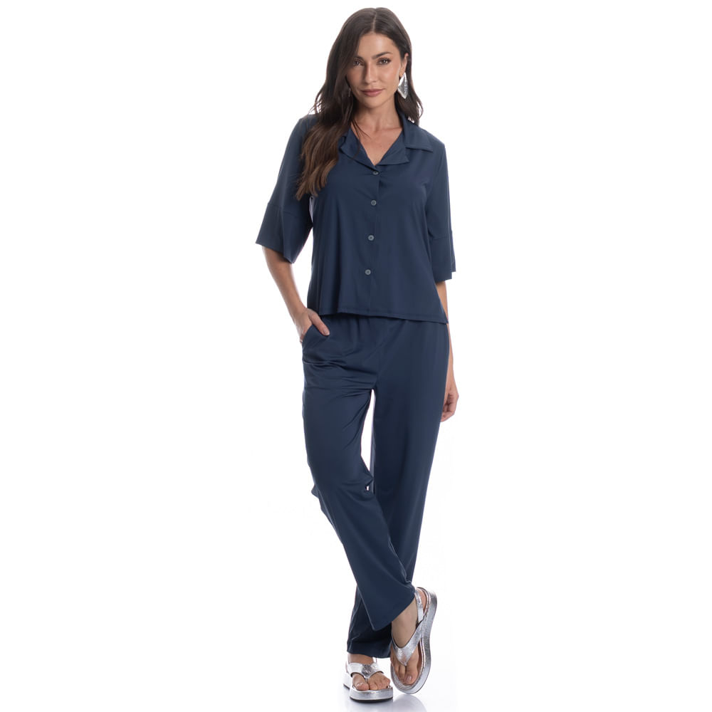 Camisa Feminina Curta Breeze - Imagem 3 - Mobile