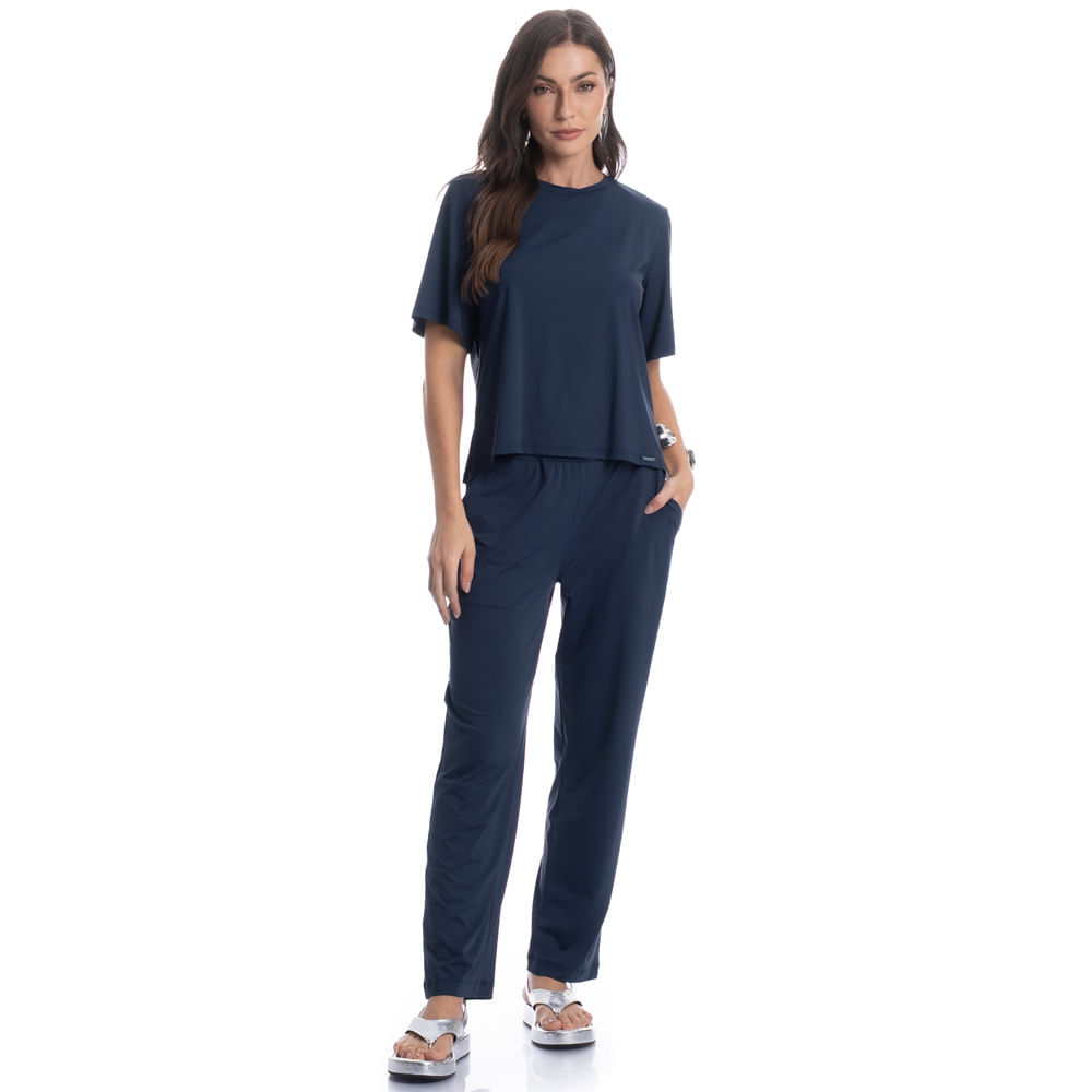Blusa Ampla Feminina Breeze - Imagem 3 - Mobile