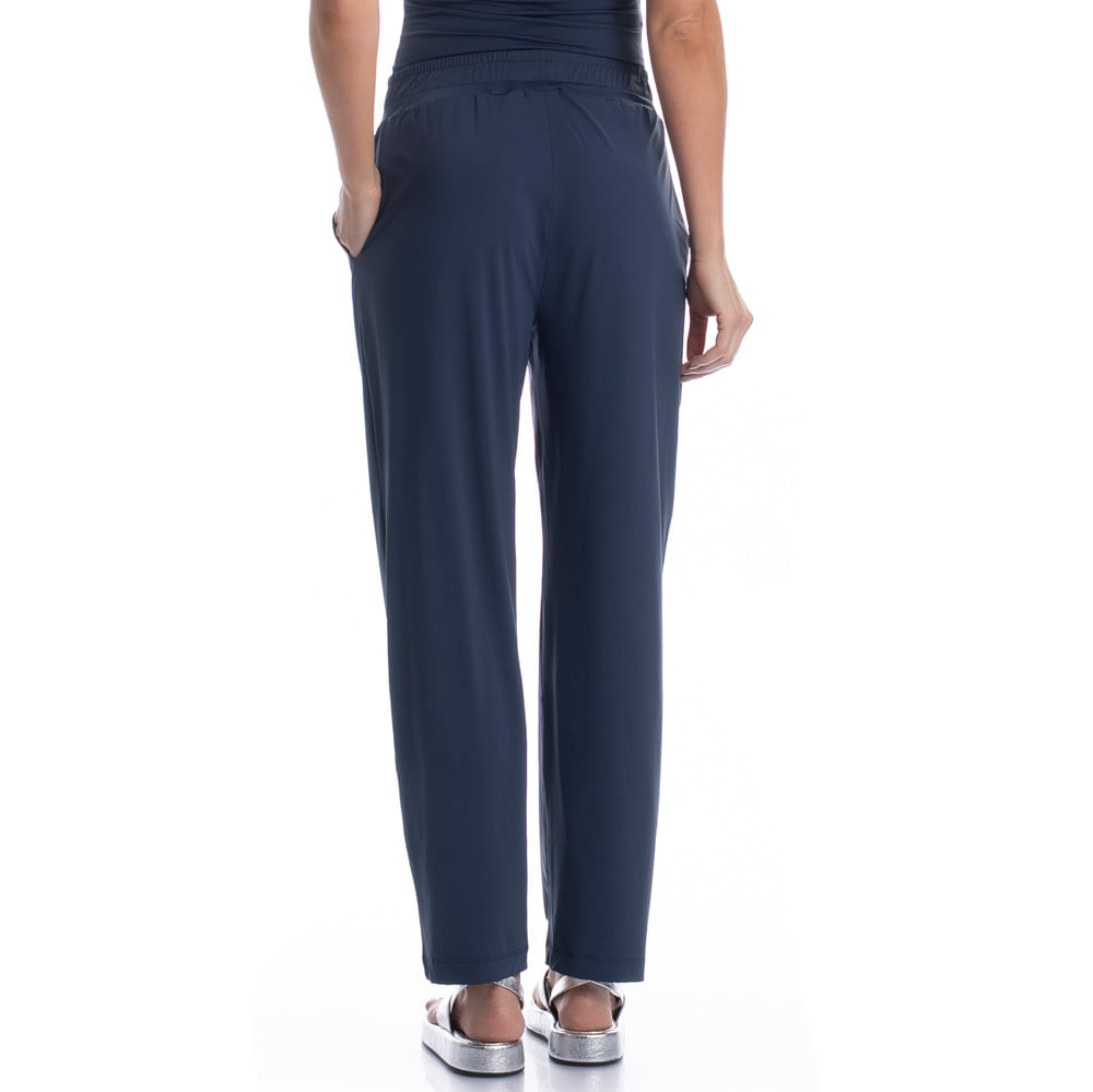 Calça Feminina Com Bolso Breeze Azul-marinho - Imagem 2