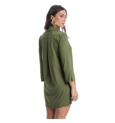 Camisa Feminina Abotoada Breeze - Imagem 2 - Mobile