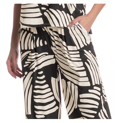Calça Feminina Com Pregas E Bolso Mistral - Imagem 5 - Mobile