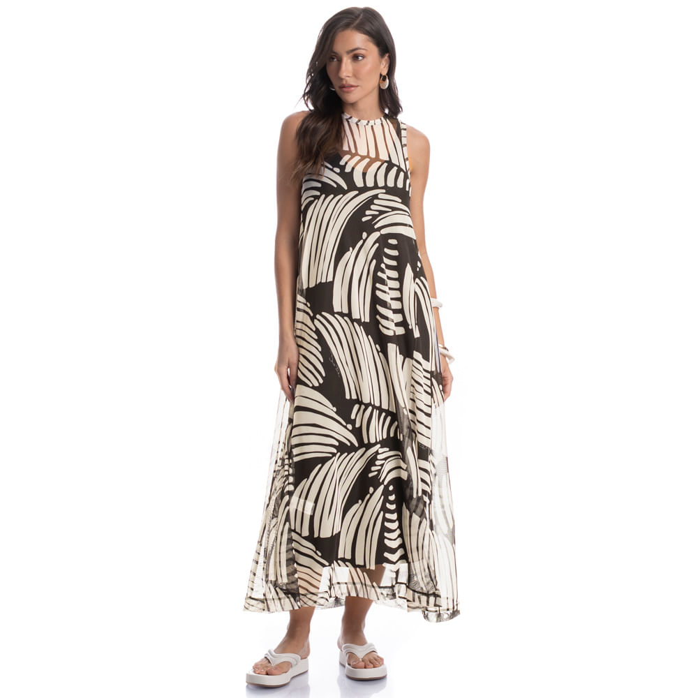 Vestido Amplo Tule Mistral - Imagem 3 - Mobile