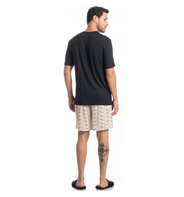 Pijama Curto Masculino Netuno - Imagem 4 - Mobile